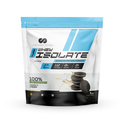 5 Lb. PURE WHEY ISOLATE - COOKIES & CREAM